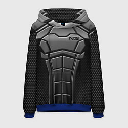 Толстовка-худи мужская Soldier N7, цвет: 3D-синий