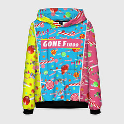 Толстовка-худи мужская GONE Fludd, цвет: 3D-черный