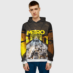 Толстовка-худи мужская METRO EXODUS EXCLUSIVE, цвет: 3D-белый — фото 2