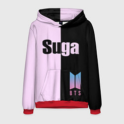 Толстовка-худи мужская BTS Suga, цвет: 3D-красный