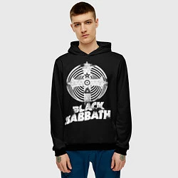 Толстовка-худи мужская Black Sabbath: Faith, цвет: 3D-черный — фото 2