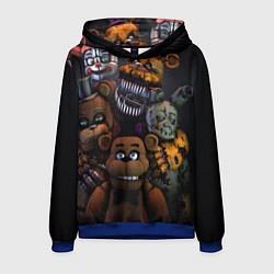 Толстовка-худи мужская Five Nights at Freddy's, цвет: 3D-синий