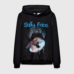 Толстовка-худи мужская Sally Face, цвет: 3D-черный