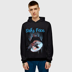 Толстовка-худи мужская Sally Face, цвет: 3D-черный — фото 2