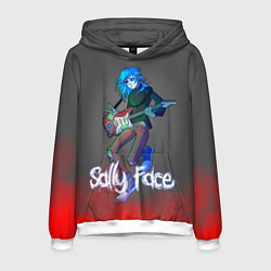 Толстовка-худи мужская Sally Face: Rock Star, цвет: 3D-белый