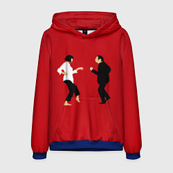 Толстовка-худи мужская Криминальное чтиво, цвет: 3D-синий