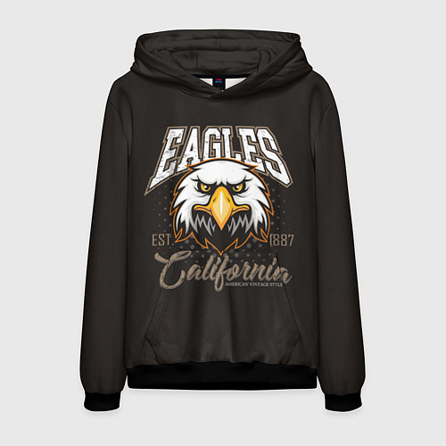 Мужская толстовка Eagles California / 3D-Черный – фото 1