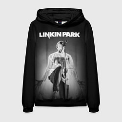 Толстовка-худи мужская Linkin Park: Bennington, цвет: 3D-черный