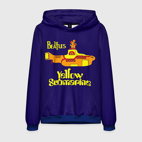 Мужская толстовка The Beatles: Yellow Submarine / 3D-Синий – фото 1