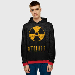 Толстовка-худи мужская STALKER: Radioactive, цвет: 3D-красный — фото 2