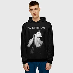 Толстовка-худи мужская Joy Division, цвет: 3D-черный — фото 2