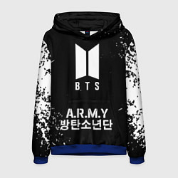 Толстовка-худи мужская BTS ARMY, цвет: 3D-синий