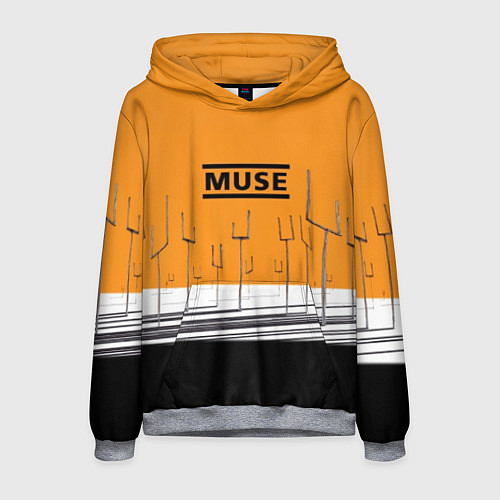 Мужская толстовка Muse: Orange Mood / 3D-Меланж – фото 1