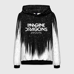 Толстовка-худи мужская IMAGINE DRAGONS, цвет: 3D-черный
