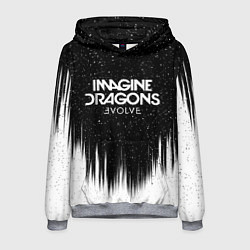 Толстовка-худи мужская IMAGINE DRAGONS, цвет: 3D-меланж