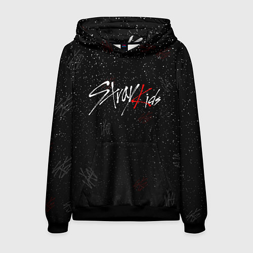 Мужская толстовка STRAY KIDS / 3D-Черный – фото 1