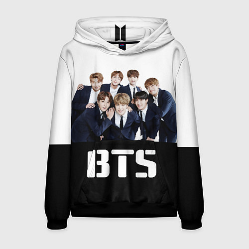 Мужская толстовка BTS постер / 3D-Черный – фото 1