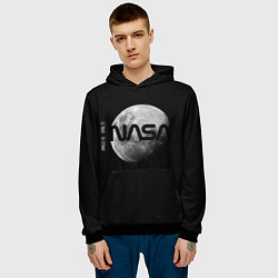 Толстовка-худи мужская NASA Apollo 16, цвет: 3D-черный — фото 2