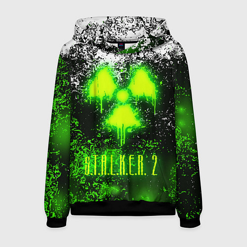 Мужская толстовка S T A L K E R 2 / 3D-Черный – фото 1