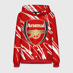 Толстовка-худи мужская Arsenal, цвет: 3D-красный