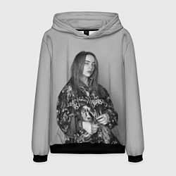 Толстовка-худи мужская Billie Eilish, цвет: 3D-черный