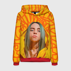 Толстовка-худи мужская Billie Eilish, цвет: 3D-красный