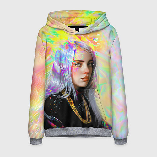 Мужская толстовка Billie Eilish / 3D-Меланж – фото 1