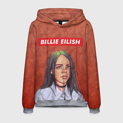 Толстовка-худи мужская Billie Eilish, цвет: 3D-меланж