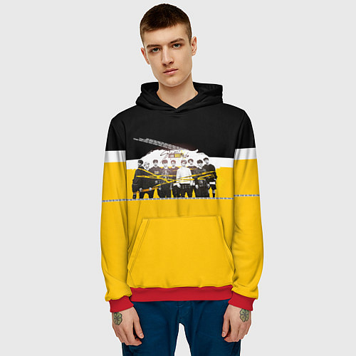 Мужская толстовка Stray Kids / 3D-Красный – фото 3