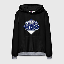 Толстовка-худи мужская Doctor Who, цвет: 3D-меланж