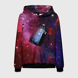Толстовка-худи мужская Doctor Who, цвет: 3D-черный