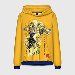 Толстовка-худи мужская JoJo Bizarre Adventure, цвет: 3D-синий