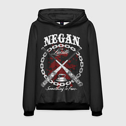 Толстовка-худи мужская The Walking Dead Negan, цвет: 3D-черный