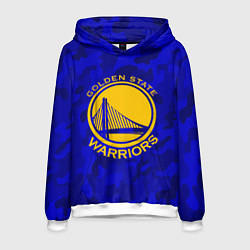 Толстовка-худи мужская GOLDEN STATE WARRIORS, цвет: 3D-белый