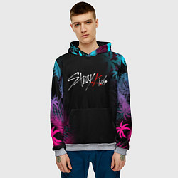 Толстовка-худи мужская STRAY KIDS, цвет: 3D-меланж — фото 2