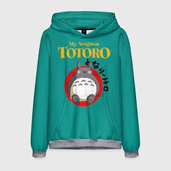 Толстовка-худи мужская Totoro, цвет: 3D-меланж