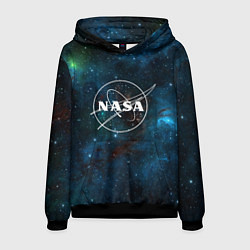 Толстовка-худи мужская NASA, цвет: 3D-черный