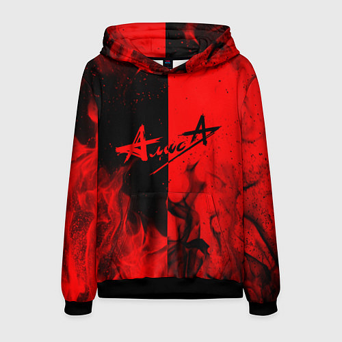 Мужская толстовка АлисА / 3D-Черный – фото 1