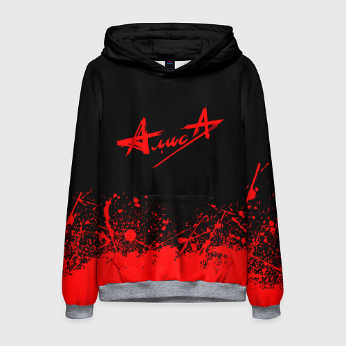 Мужская толстовка АлисА / 3D-Меланж – фото 1