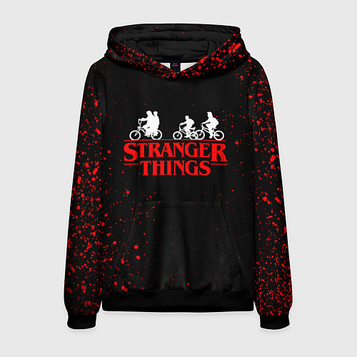 Мужская толстовка STRANGER THINGS / 3D-Черный – фото 1
