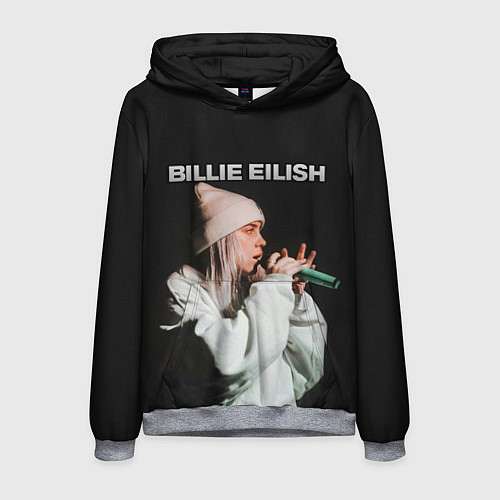 Мужская толстовка BILLIE EILISH / 3D-Меланж – фото 1