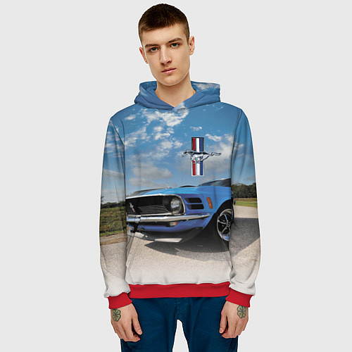 Мужская толстовка Mustang / 3D-Красный – фото 3