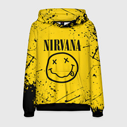 Толстовка-худи мужская NIRVANA, цвет: 3D-черный