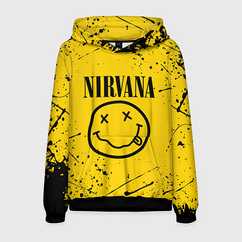 Мужская толстовка NIRVANA / 3D-Черный – фото 1