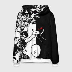 Толстовка-худи мужская Monokuma, цвет: 3D-белый