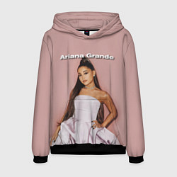 Толстовка-худи мужская Ariana Grande Ариана Гранде, цвет: 3D-черный