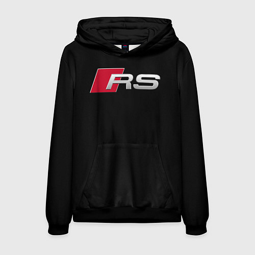 Мужская толстовка AUDI RS / 3D-Черный – фото 1