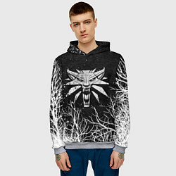 Толстовка-худи мужская ВЕДЬМАК, цвет: 3D-меланж — фото 2