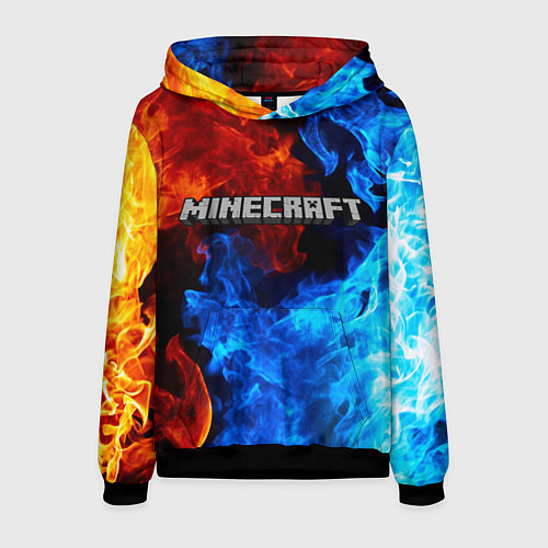 Мужская толстовка MINECRAFT / 3D-Черный – фото 1