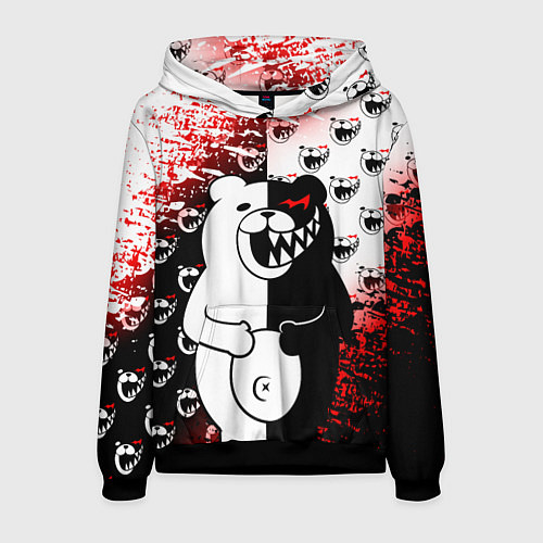 Мужская толстовка MONOKUMA / 3D-Черный – фото 1